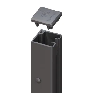 U-Klemmprofil 4 x 4cm 192 cm lang