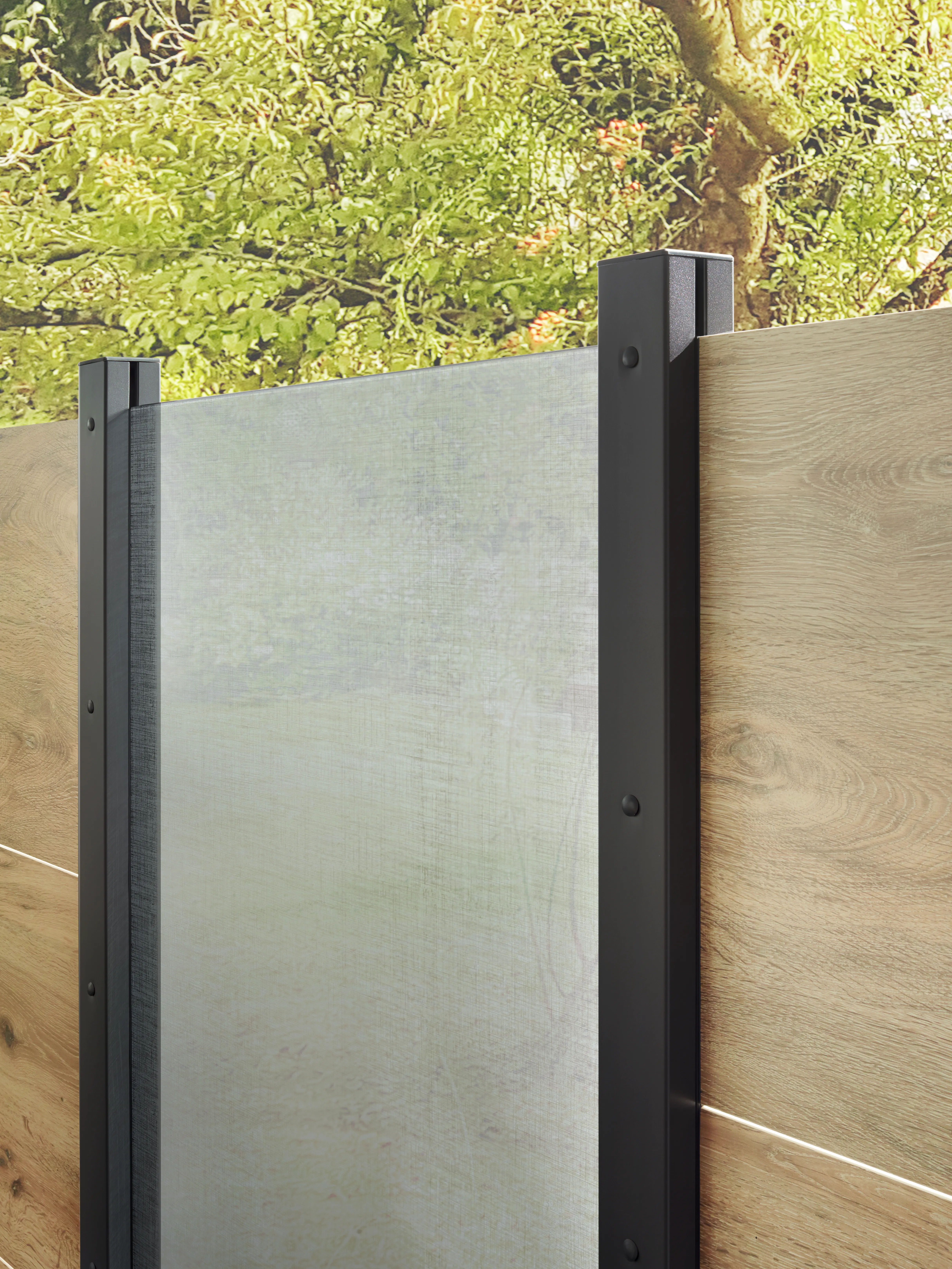 Glaselement Texta Rechteck 90 x 180cm