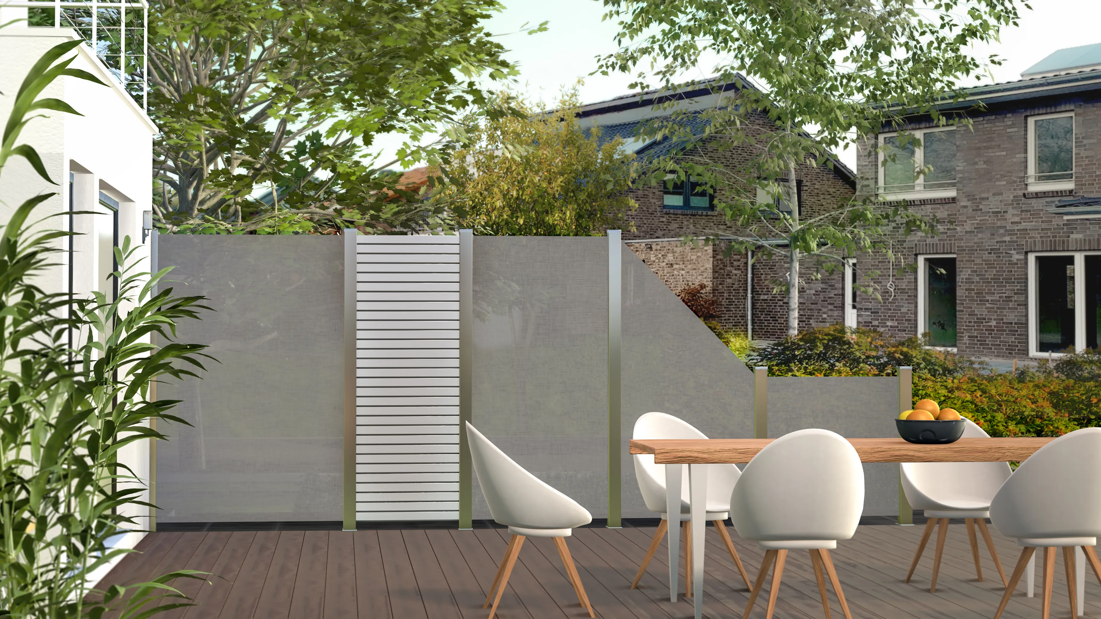 Glaselement Texta Abschluss links