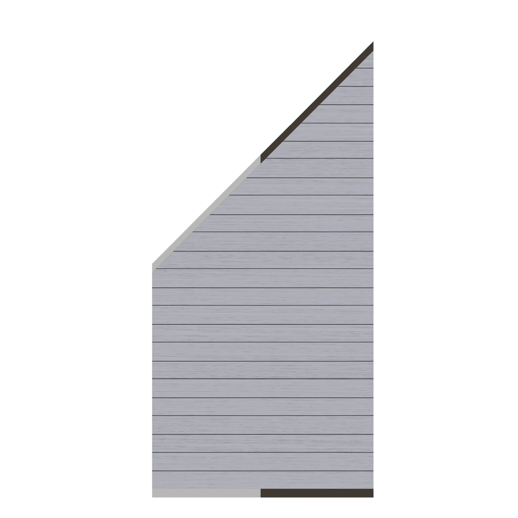 Sichtblende System WPC 90 x 180/90cm