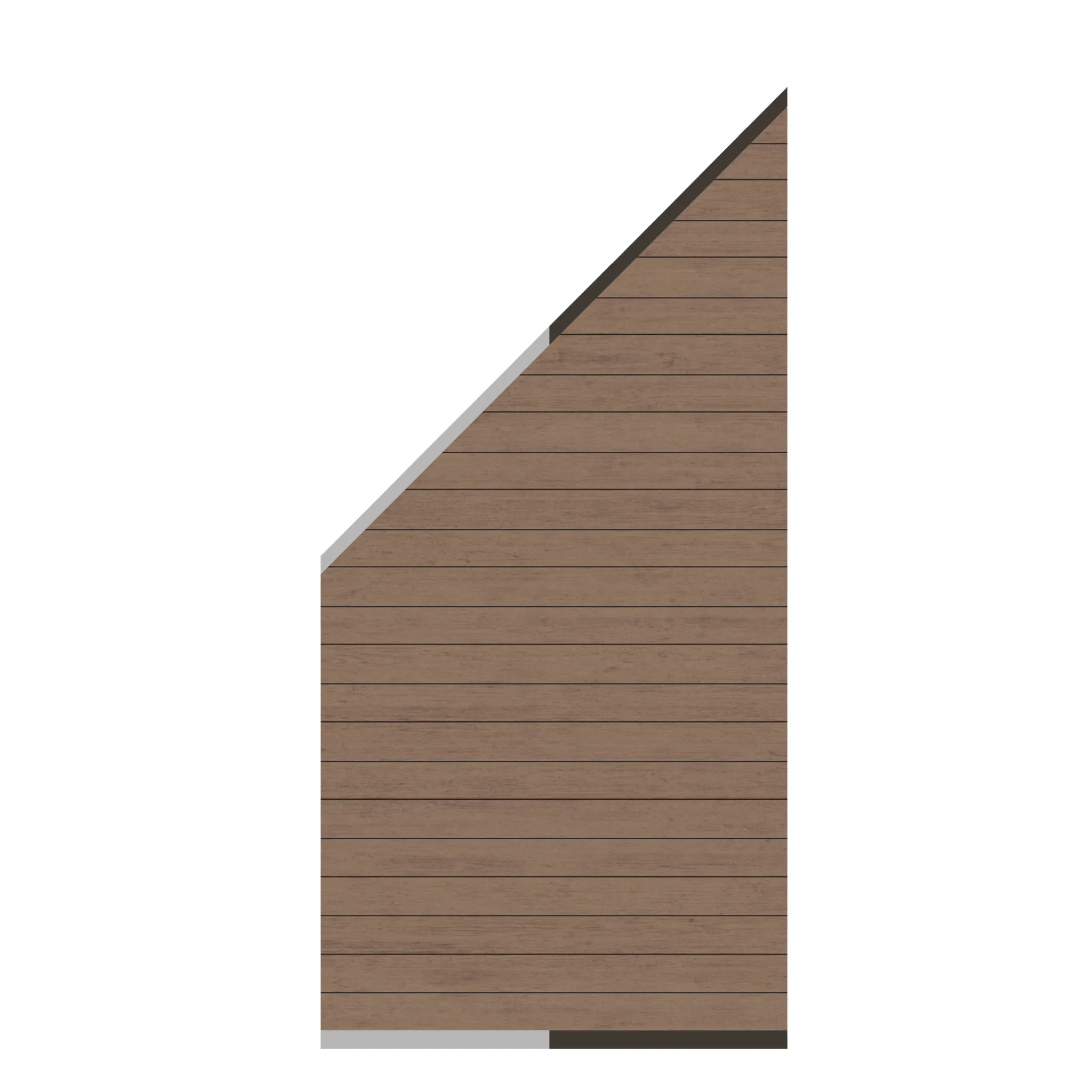 Sichtblende System WPC  90 x 180/90cm