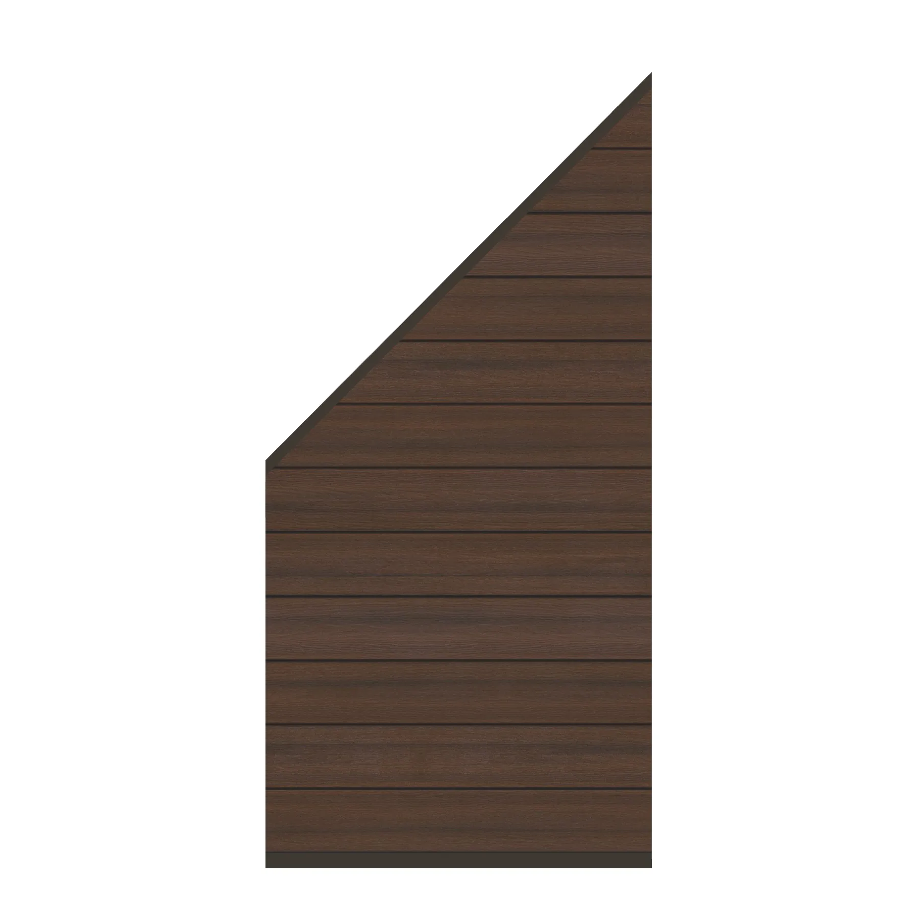 Sichtblende System WPC  90 x 180/90cm