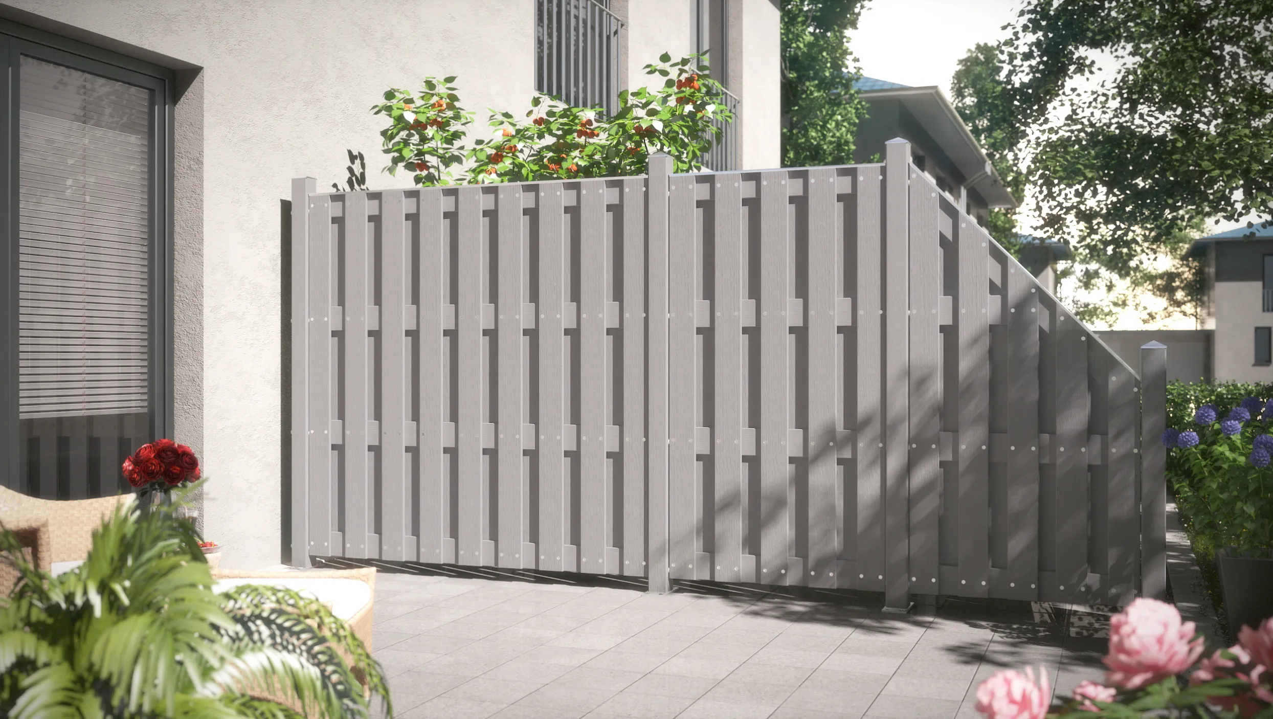 Sichtblende Jumbo WPC 179 x 179cm