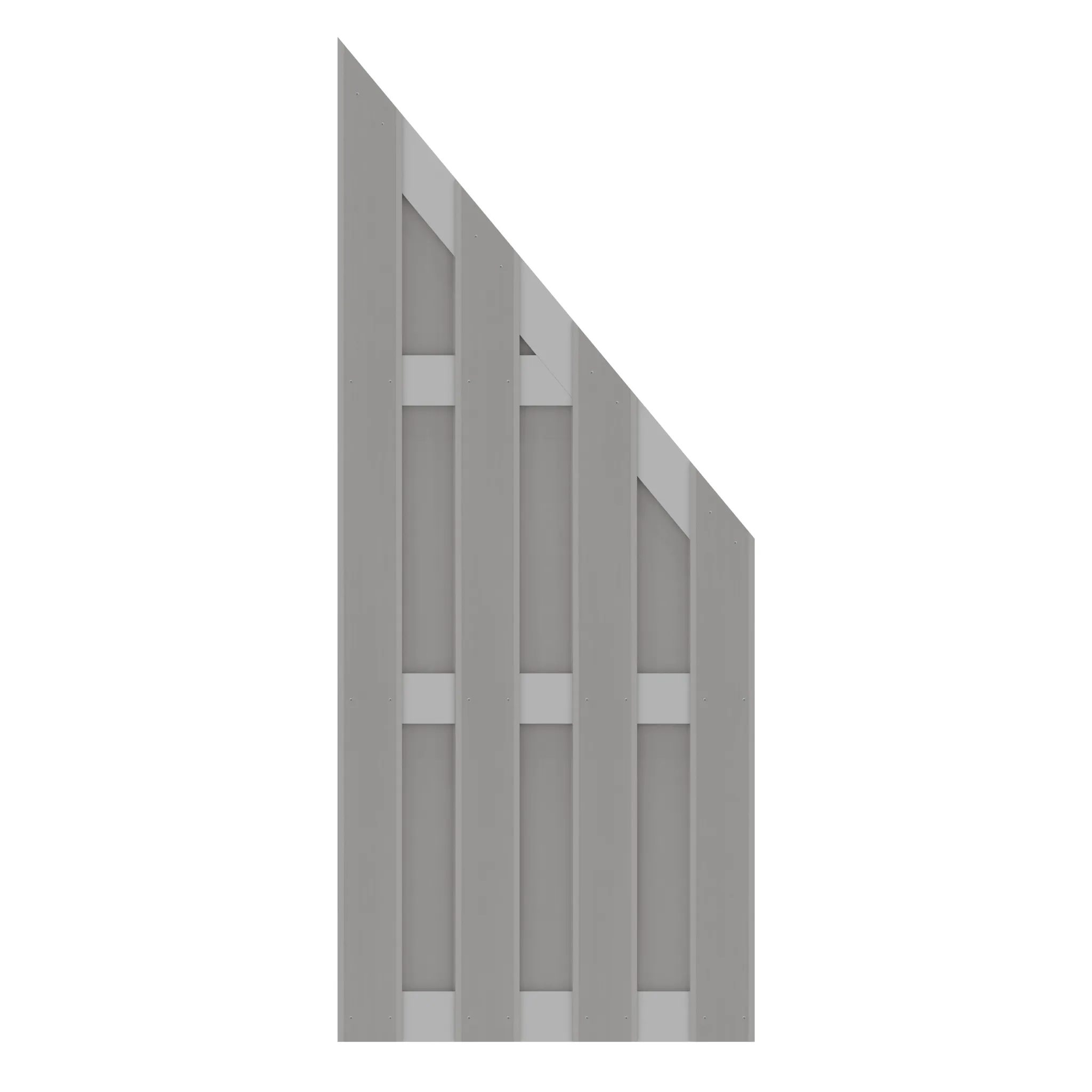 Sichtblende Jumbo WPC 74 x 179/90 cm
