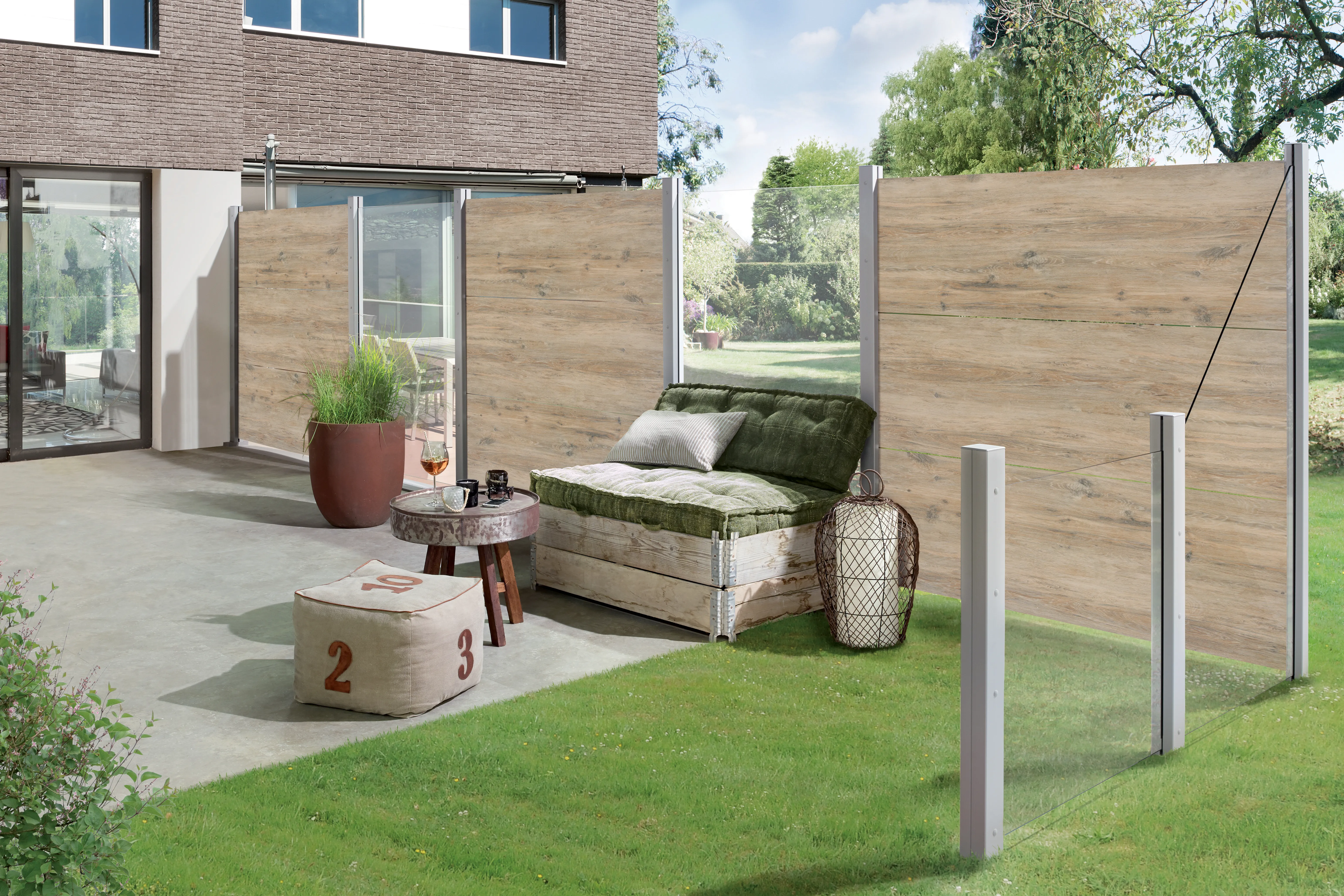 Sichtblende Board Keramik XL 180 x 180cm