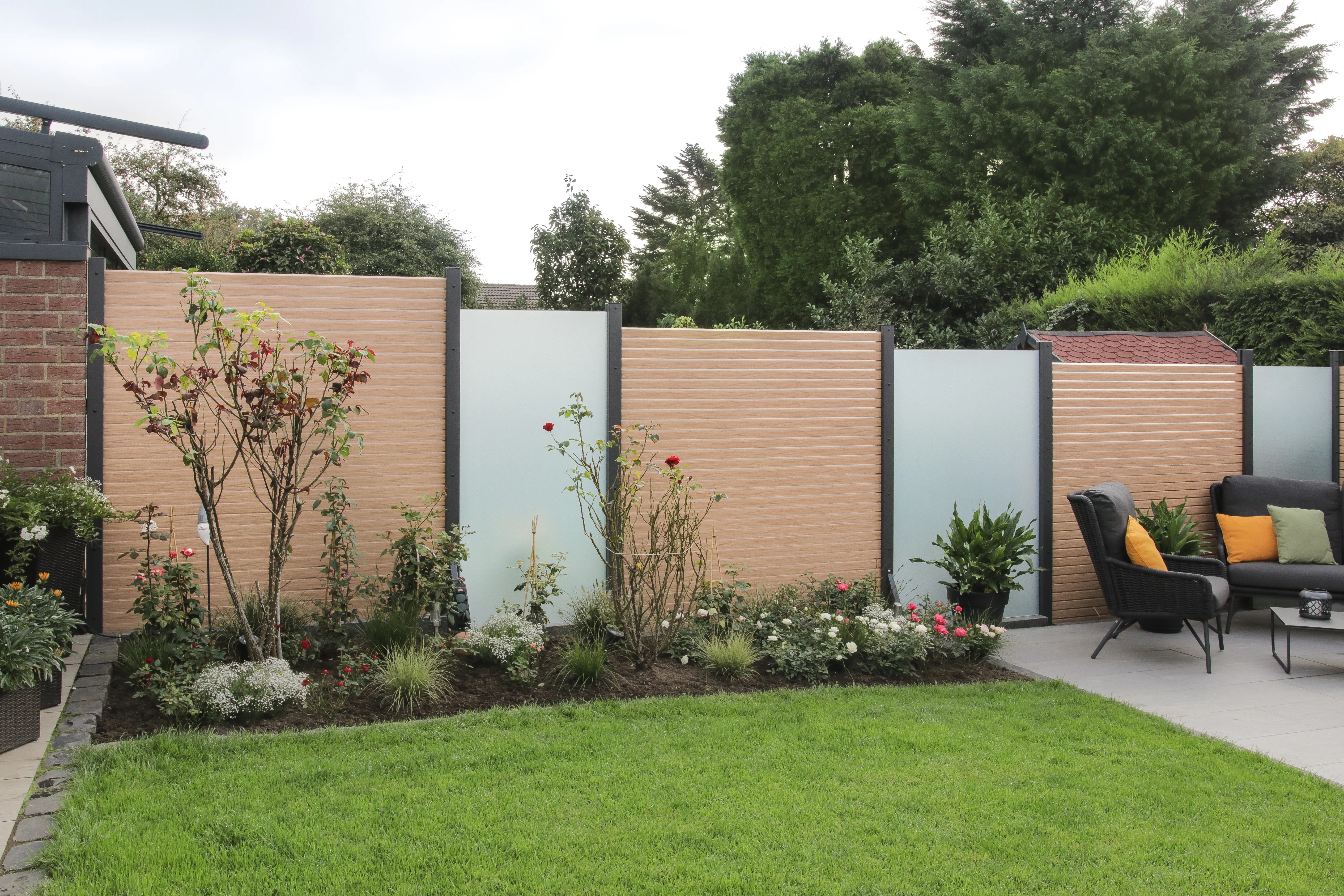 Sichtblende System Rhombus 60 x 180cm