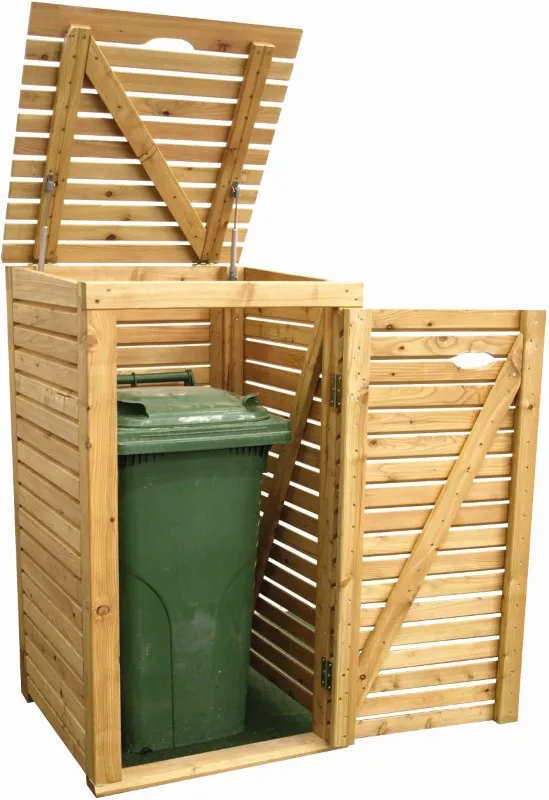 M&uuml;lltonnenbox               80x90x127 cm