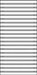 Sichtblende Rhombus Typ A  89x179 cm