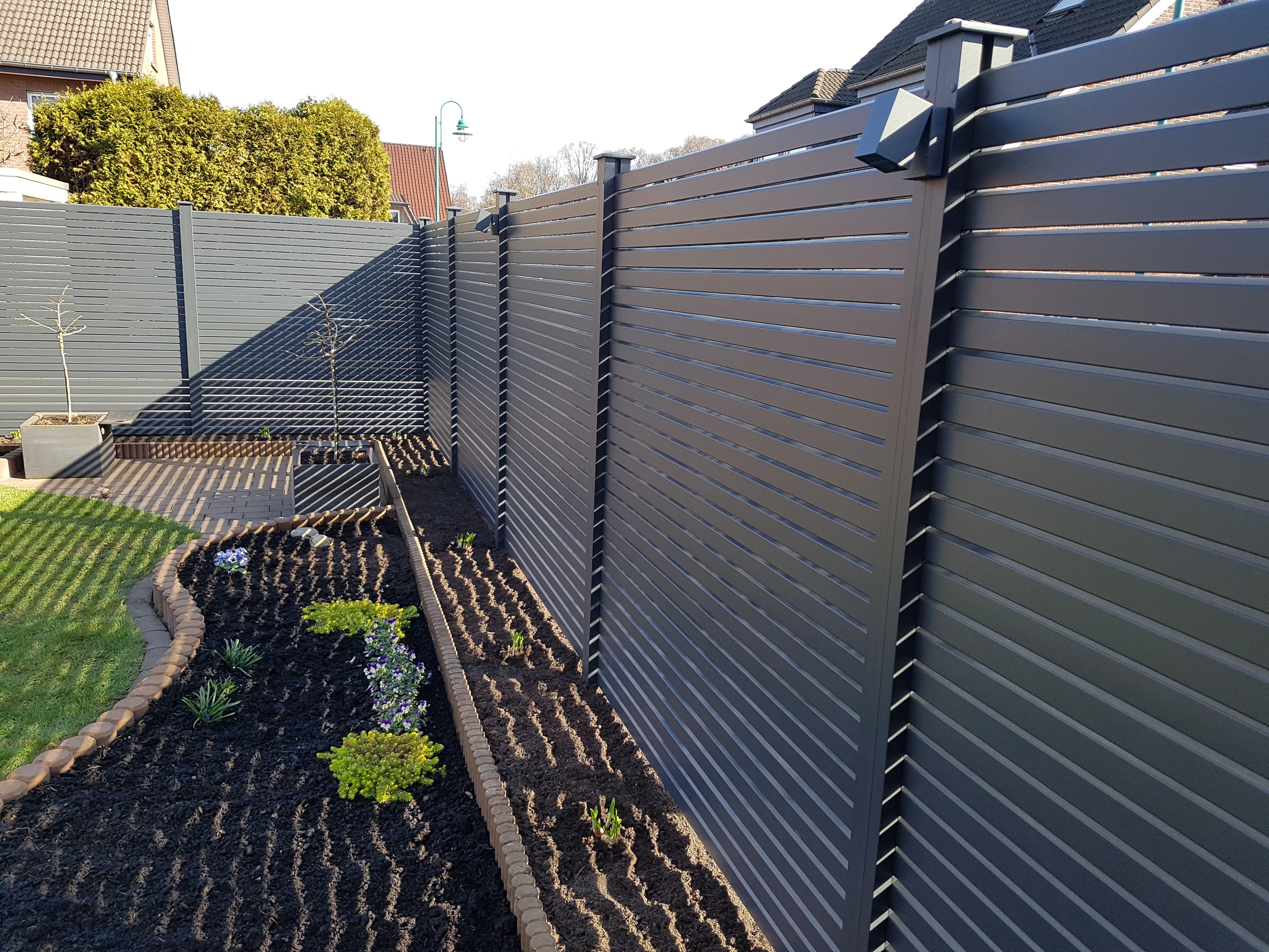 Sichtblende Alu-Fence Rhombus A 180x184