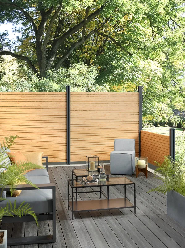 Sichtblende Alu-Fence Rhombus A 180x45cm