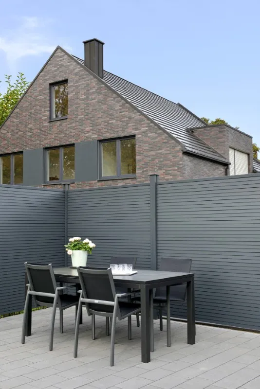 Sichtblende Alu-Fence Juel 180x182cm