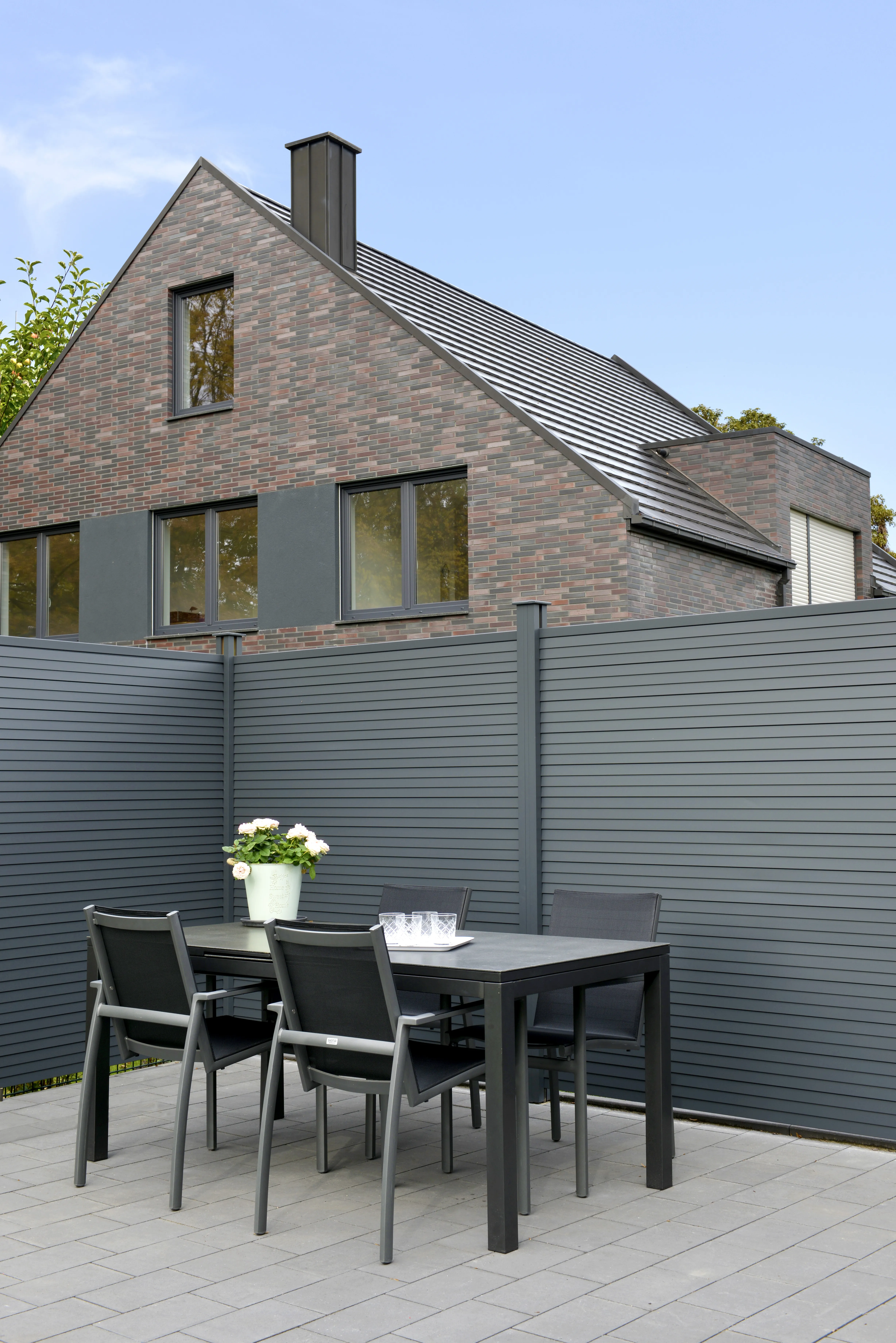 Sichtblende Alu-Fence Juel 180x182cm