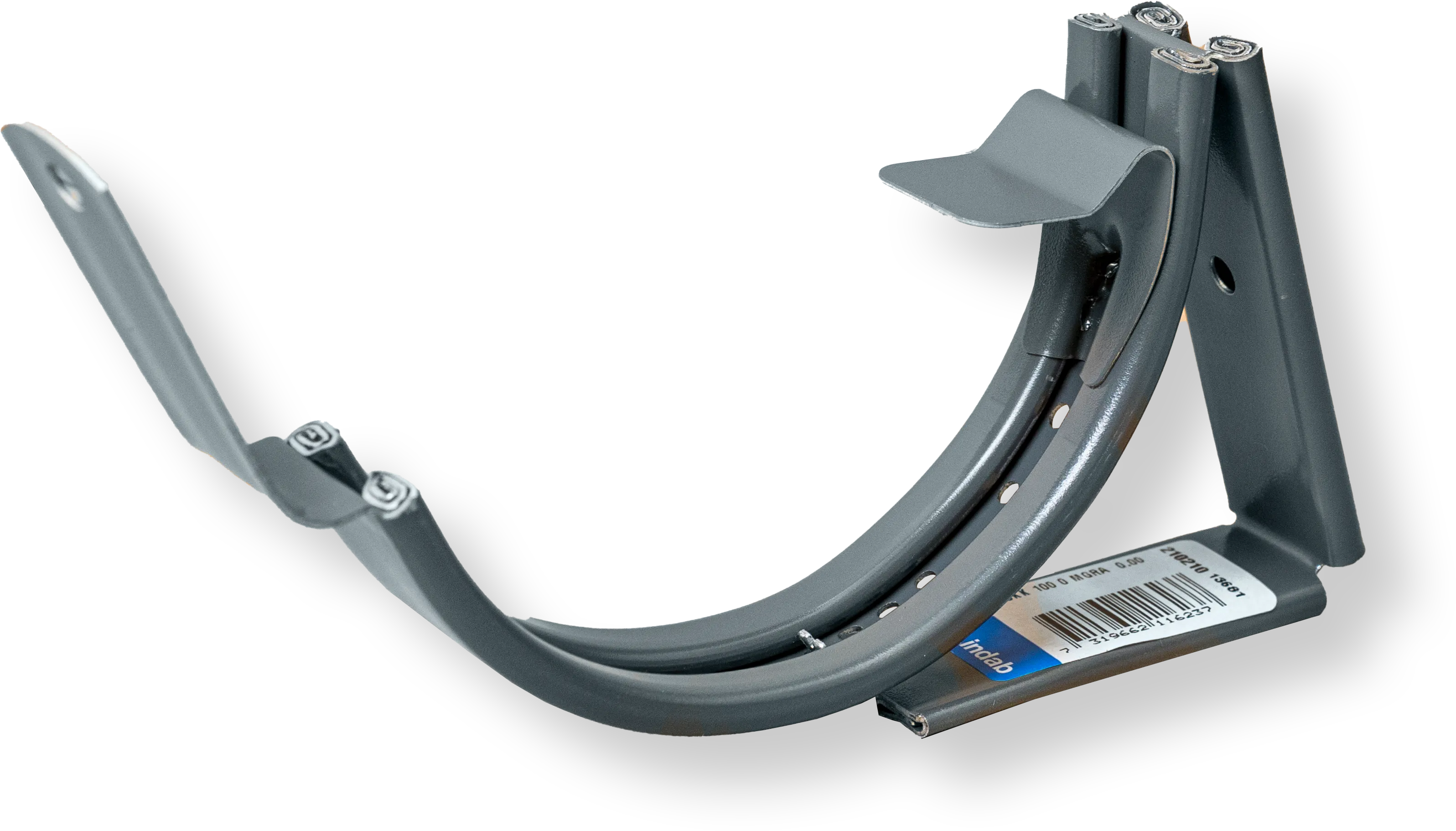 Halbrund-Dachrinnenset, Pult-/Flachdach