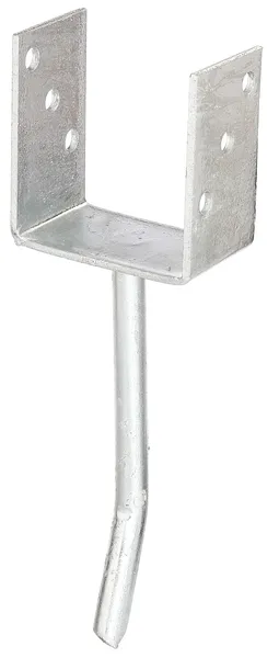 71mm Pfostentr&auml;ger U-Form m. Steindolle